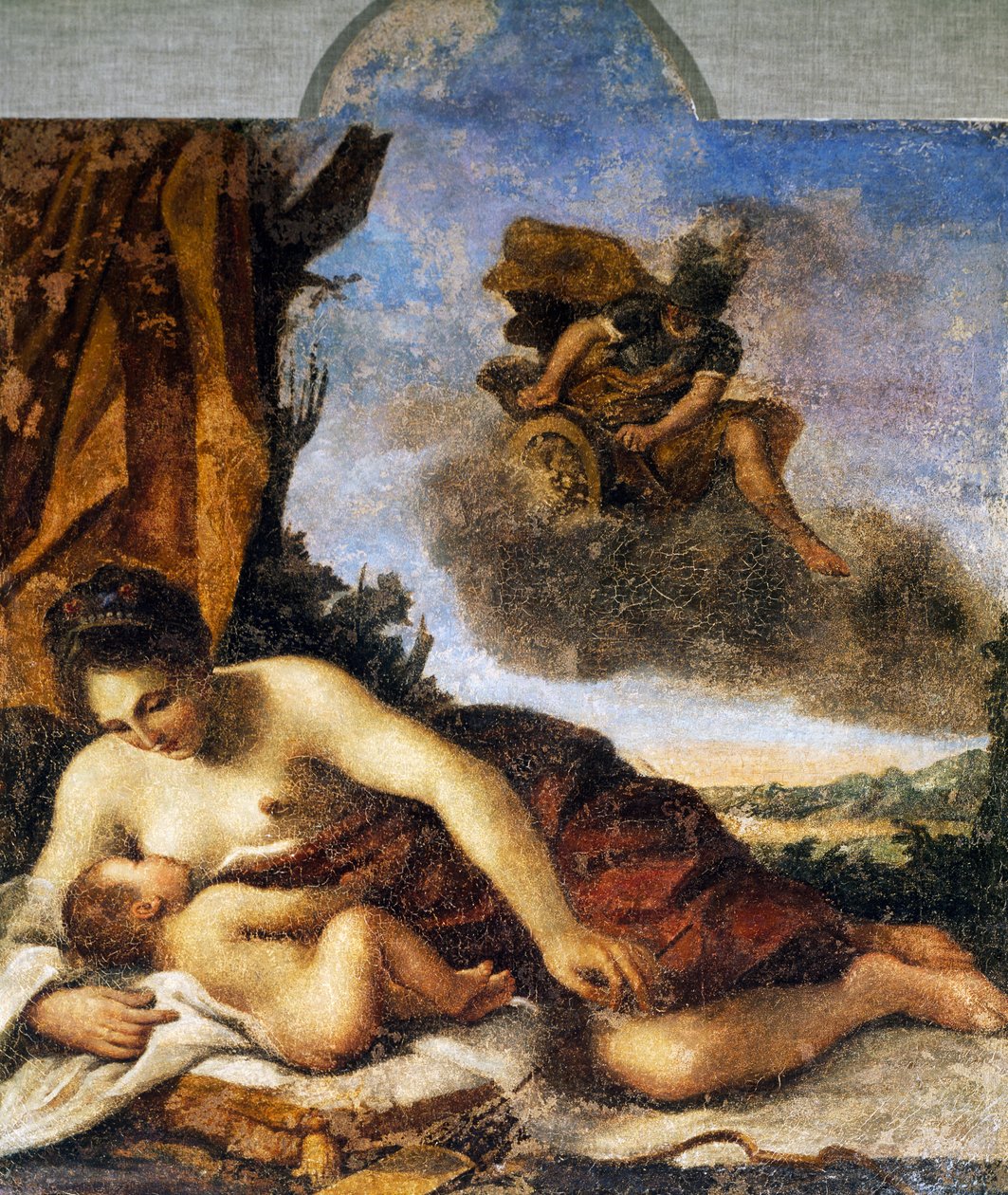 Vénus allaitant l