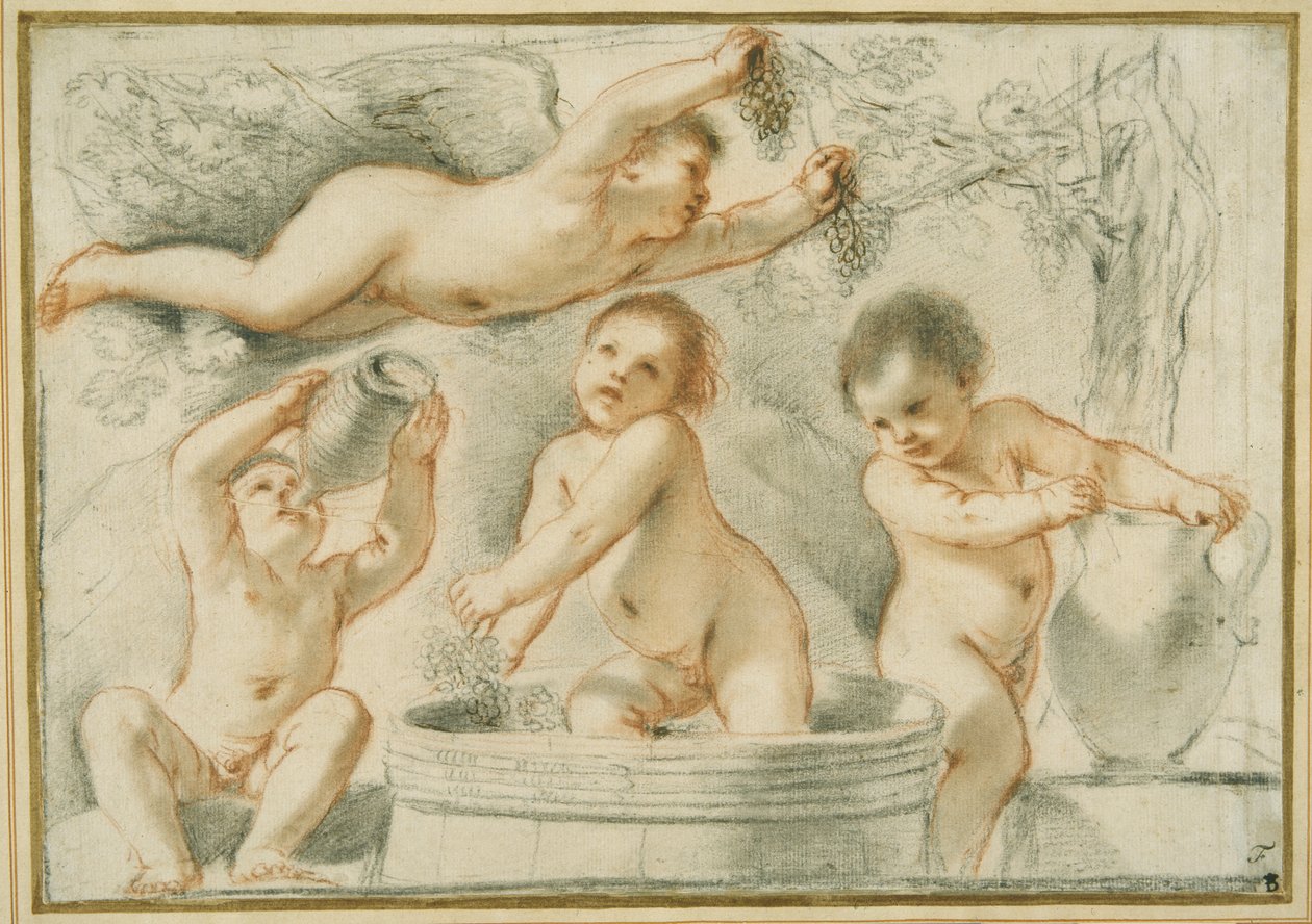Allégorie de la vinification - Guercino