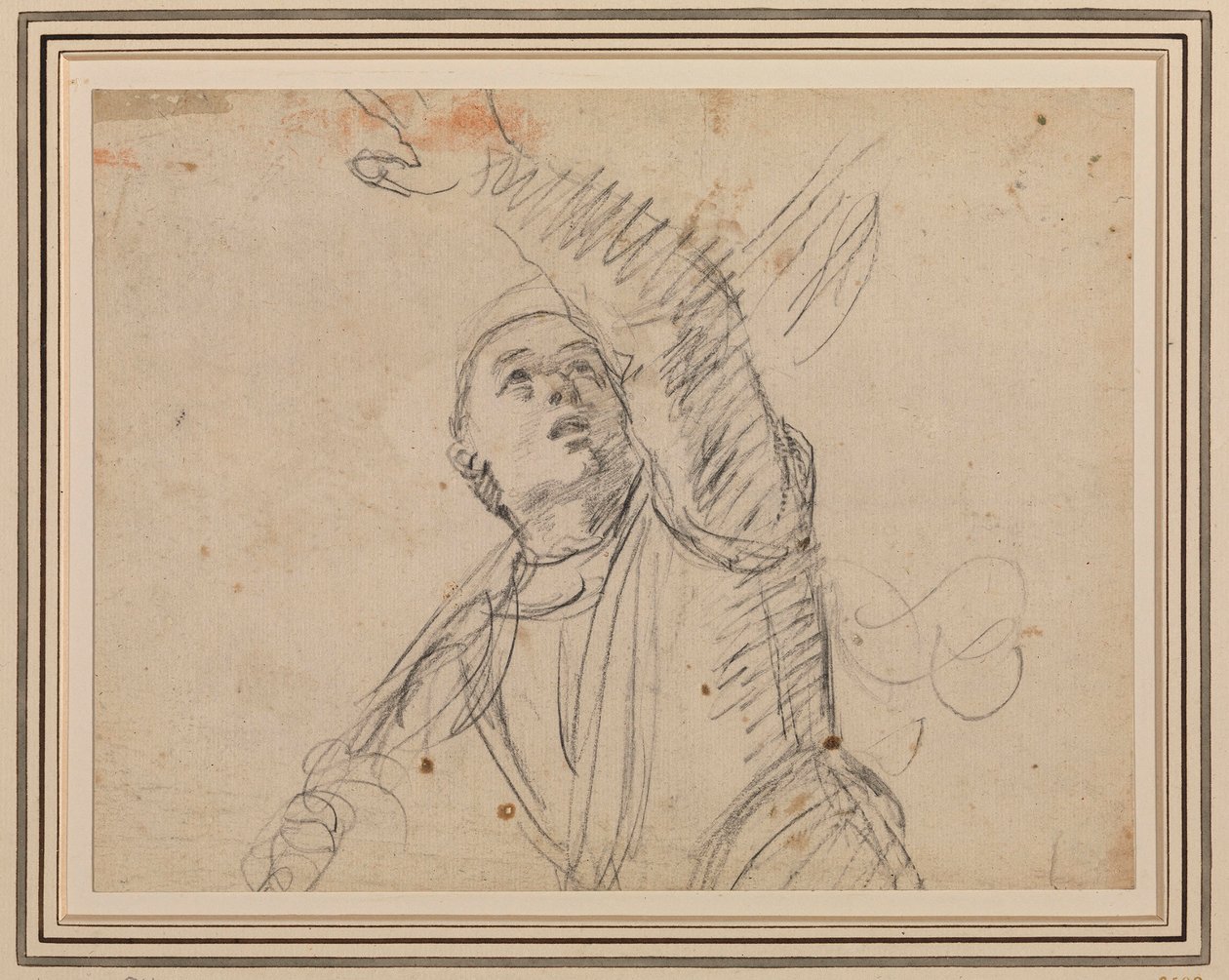 Guercino - Un soldat, d