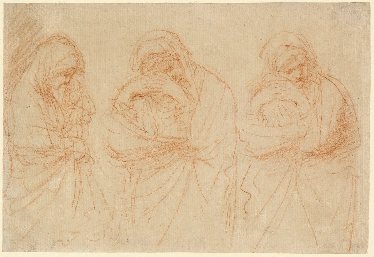Madonna en deuil : Études pour l