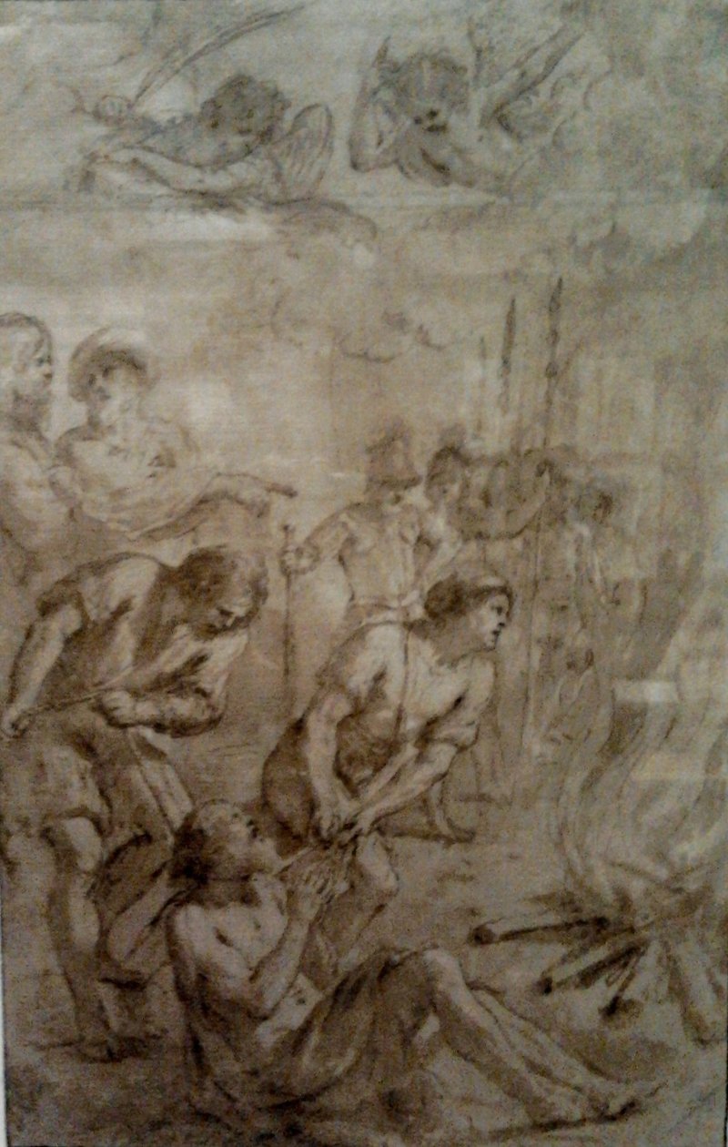 Martyre de saint Barnabé. - Guercino