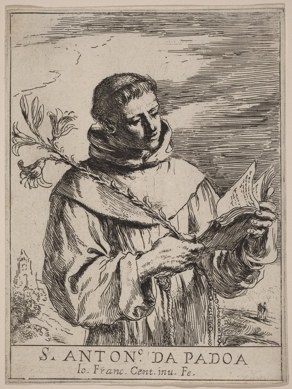 Saint Antoine de Padoue - Guercino
