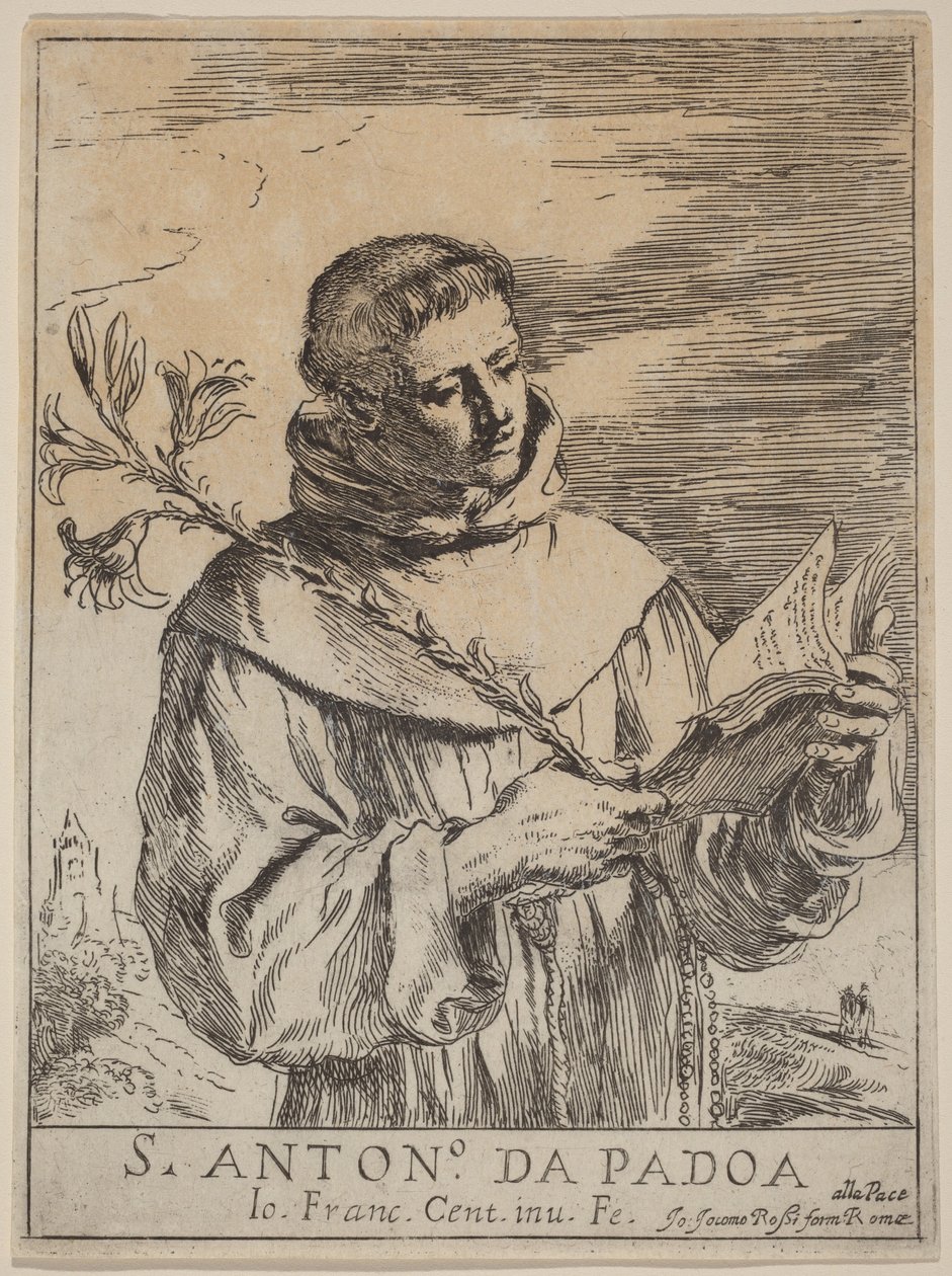 Saint Antoine de Padoue - Guercino