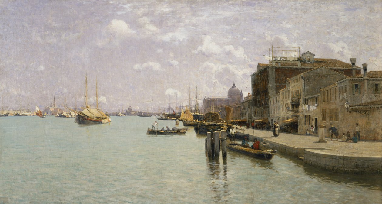 Matin sur la Giudecca, Venise - Guglielmo Ciardi