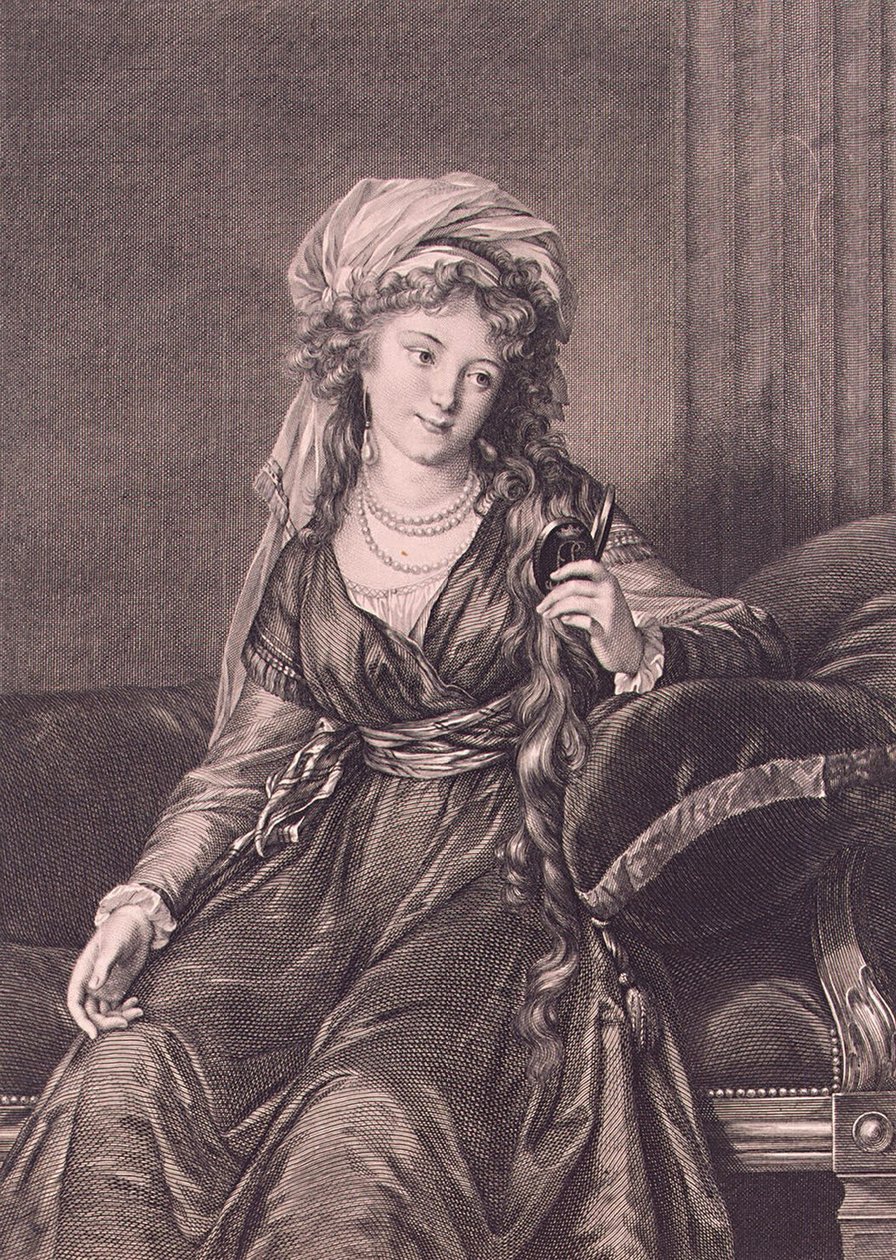 Portrait de la comtesse Yekaterina Skavronskaya, née von Engelhardt 1761-1829, 1791 - Guglielmo Morghen