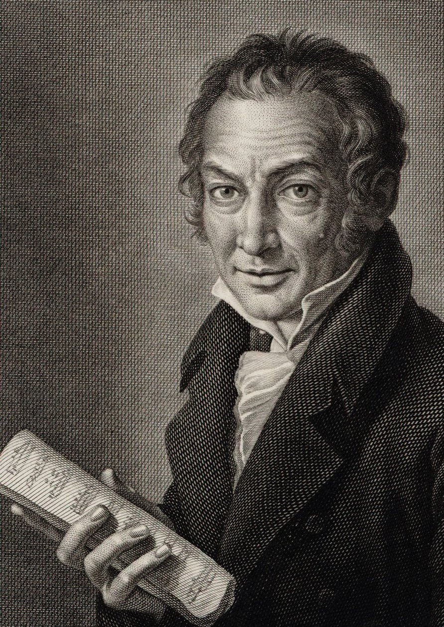Portrait du compositeur Nicola Antonio Zingarelli 1752-1837, 1816 - Guglielmo Morghen