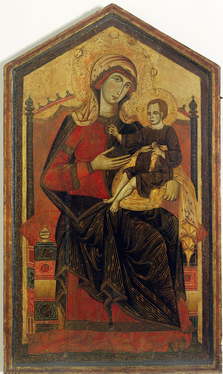 Madone et Enfant en majesté - Guido da Siena