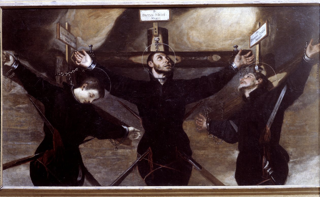 Trois martyrs jésuites du Japon - Guido Cagnacci