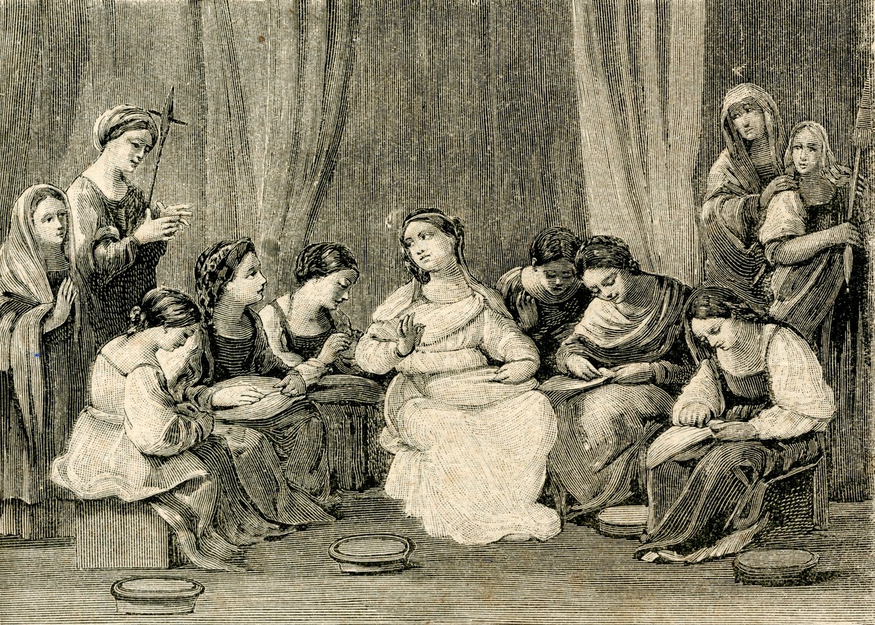 Adolescence de la Vierge, par Guido Reni, Sanctuaire de la Sainte Maison, Loreto, Marches, Italie - Guido Reni