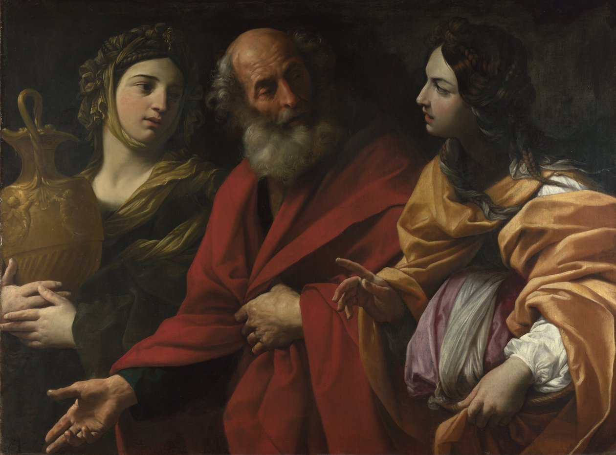 Loth et ses filles quittant Sodome, c. 1615 - Guido Reni