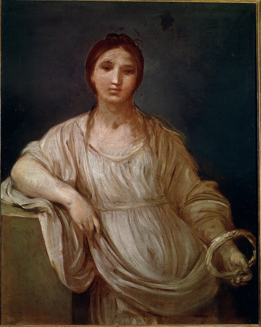 Portrait de jeune fille avec une couronne - Guido Reni