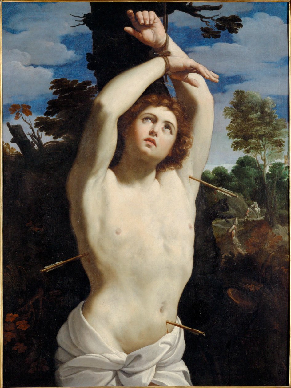 Saint Sébastien (peinture sur toile) - Guido Reni
