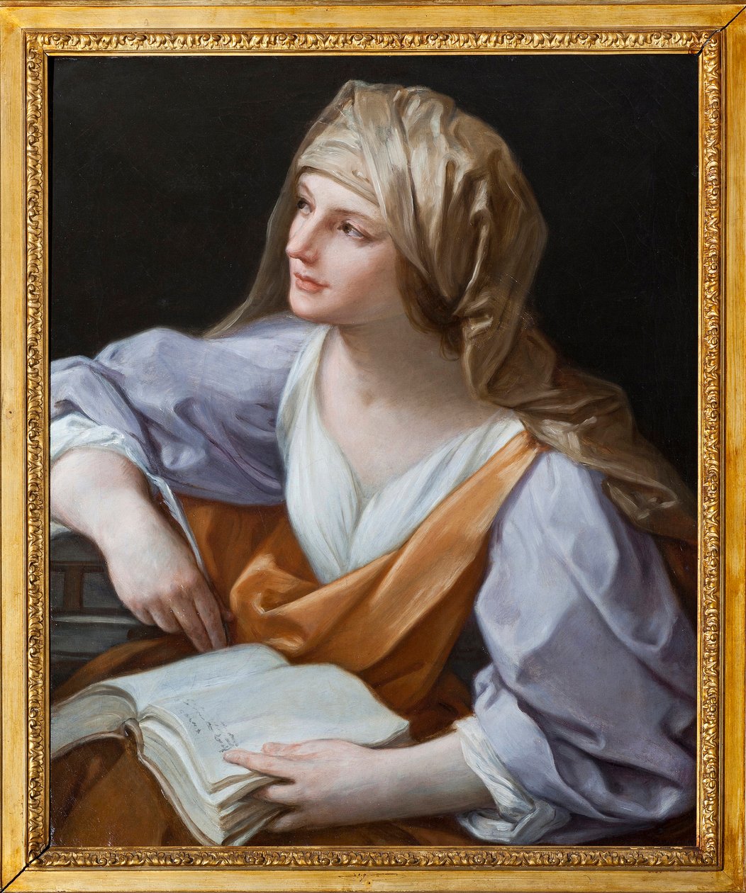 La Sibylle. Peinture de Guido Reni dit le Guide (1575-1642). Appartements de Maria Brignole Sale De Ferrari, Duchesse de Galliera (1811-1888), le mobilier provient de l