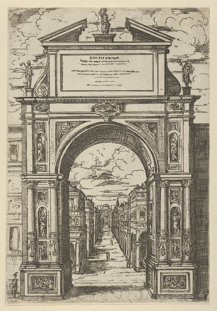 Arc de triomphe surmonté d