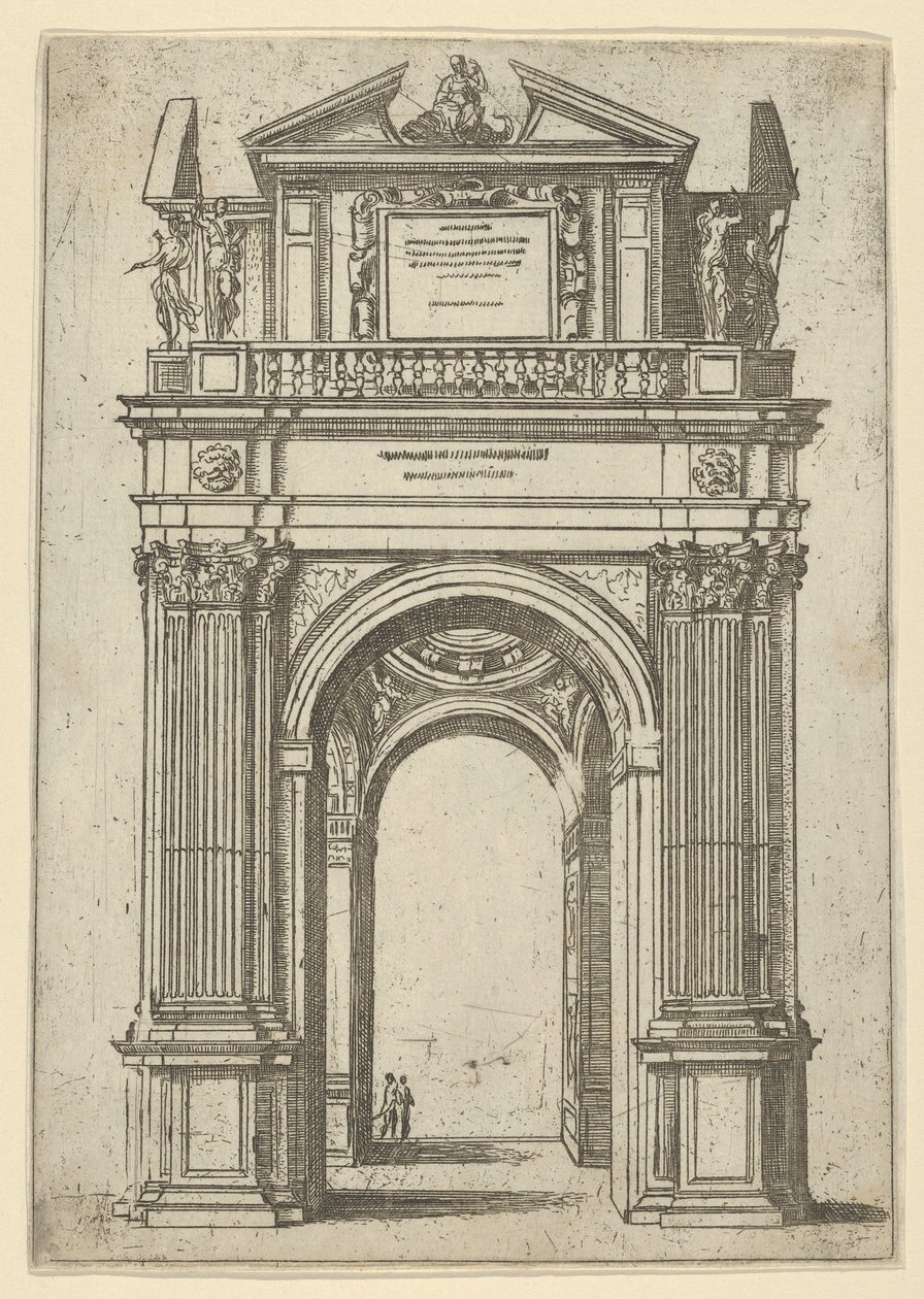 Arc de triomphe surmonté d