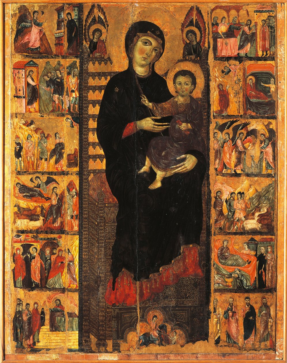 Majesté (détail) - Guido da Siena
