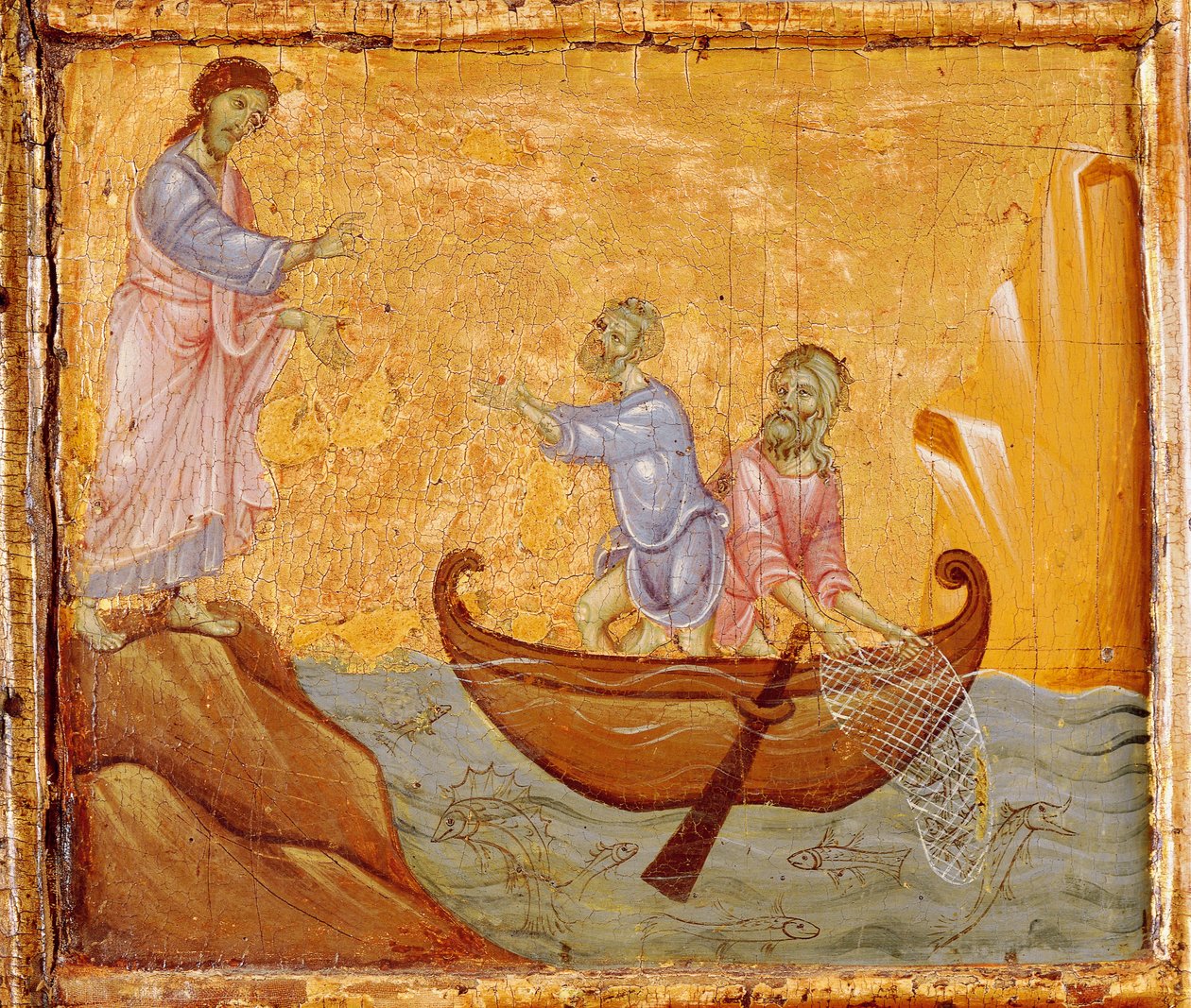 Pêche miraculeuse, (détail) de l