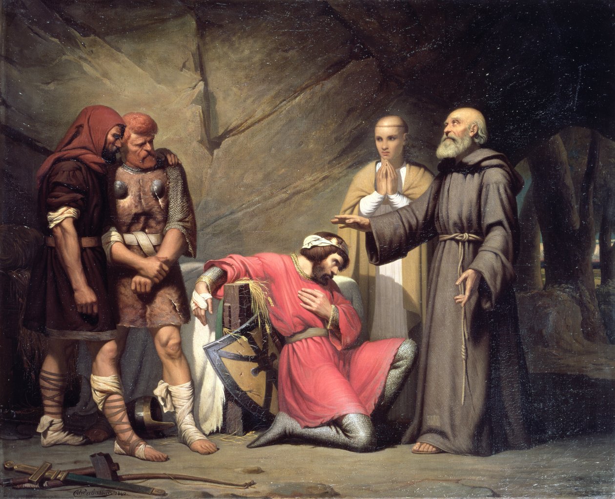 La conversion de Robert, duc de Normandie, connu sous le nom de Robert le Diable, scène de l