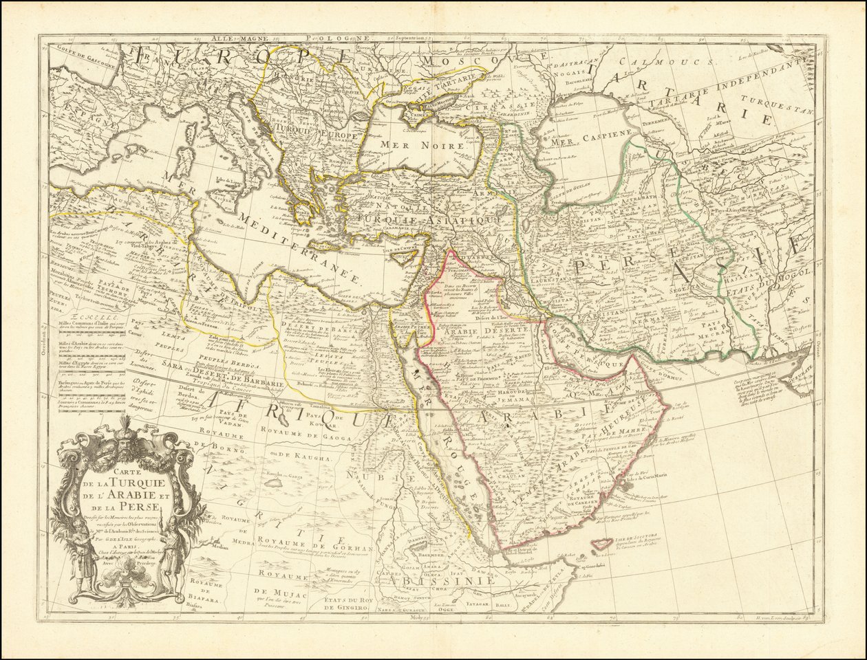 1701 map - Carte De La Turquie De L