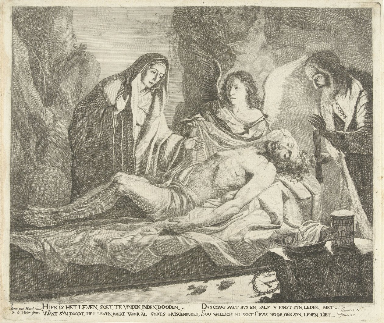 Mise au tombeau du Christ - Guillaume Duvivier