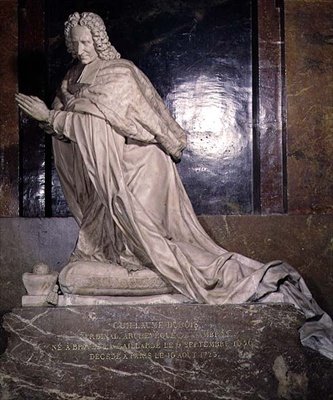 Tombe du cardinal Guillaume Dubois, 1705 (marbre) - Guillaume I Coustou