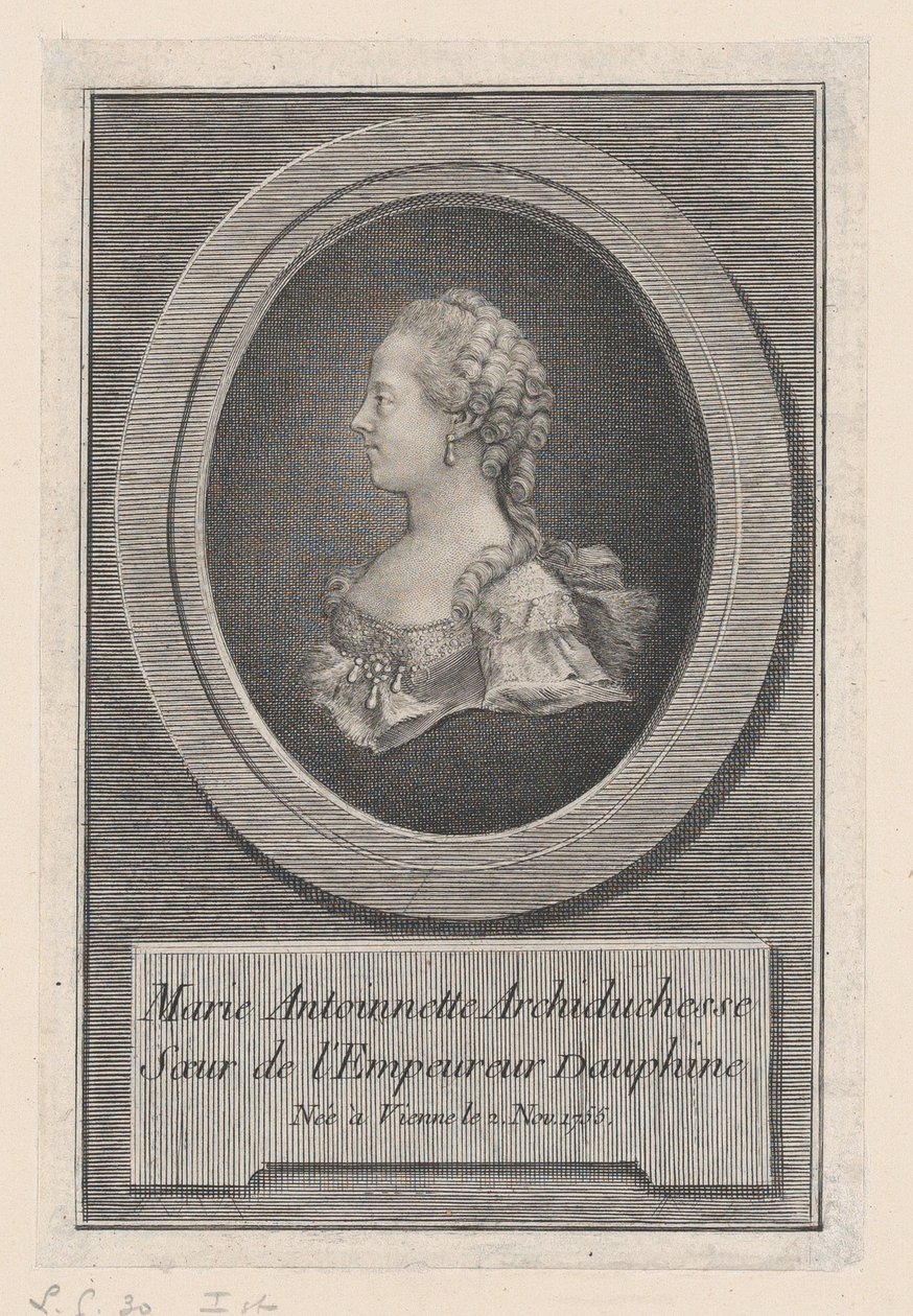 Marie-Antoinette, princesse, 1770 - Guillaume Phillipe Benoist