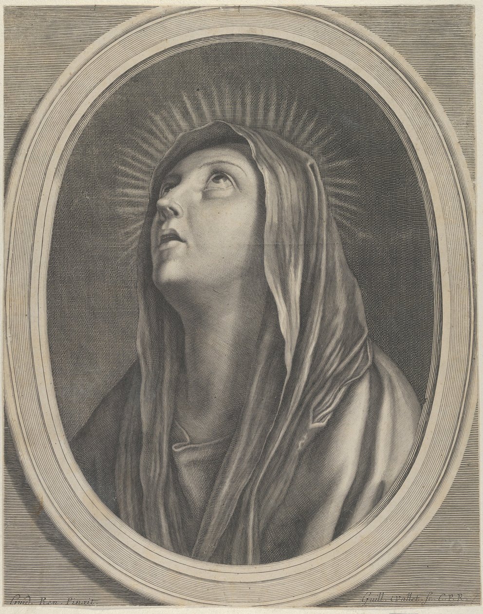 La Vierge levant les yeux - Guillaume Vallet