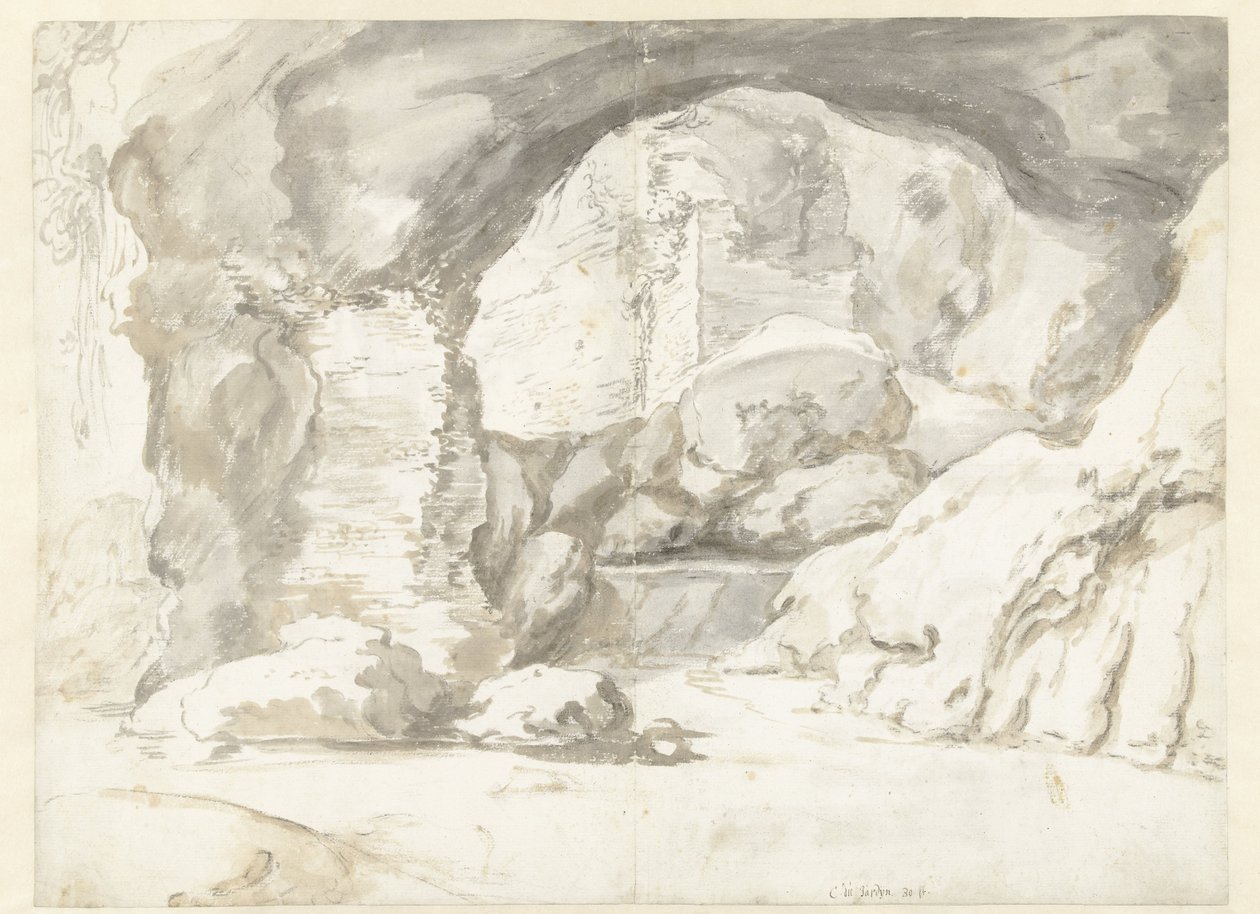 Vue dans les voûtes d