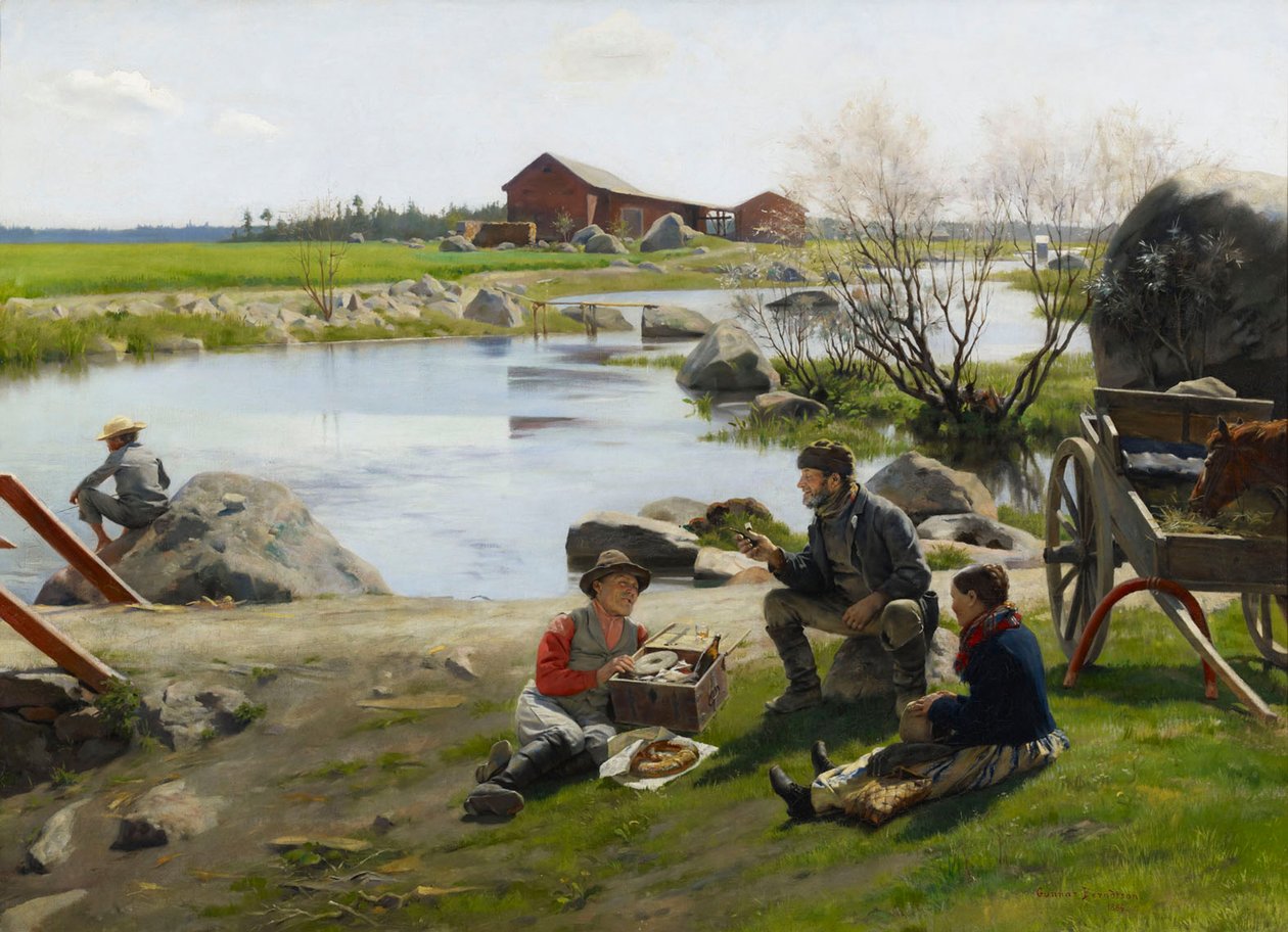 Une pause sur le chemin de la foire - Gunnar Berndtson