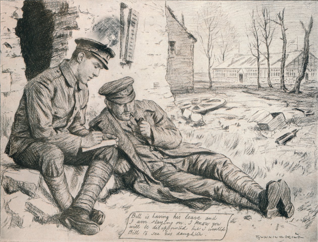 La Lettre à la maison - Gunning King
