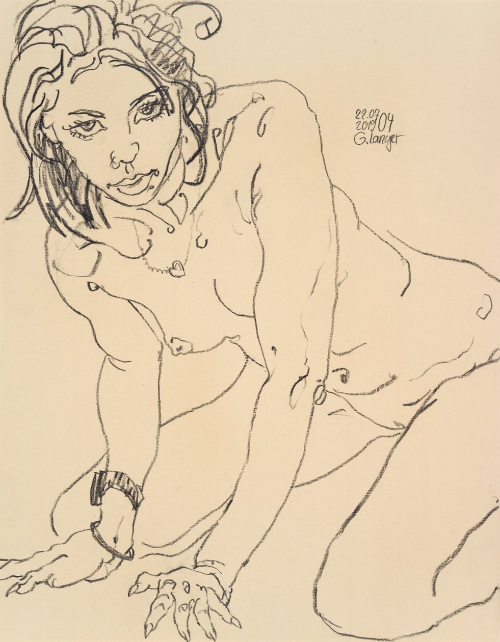 Nu féminin, Arc-en-ciel - Gunter Langer