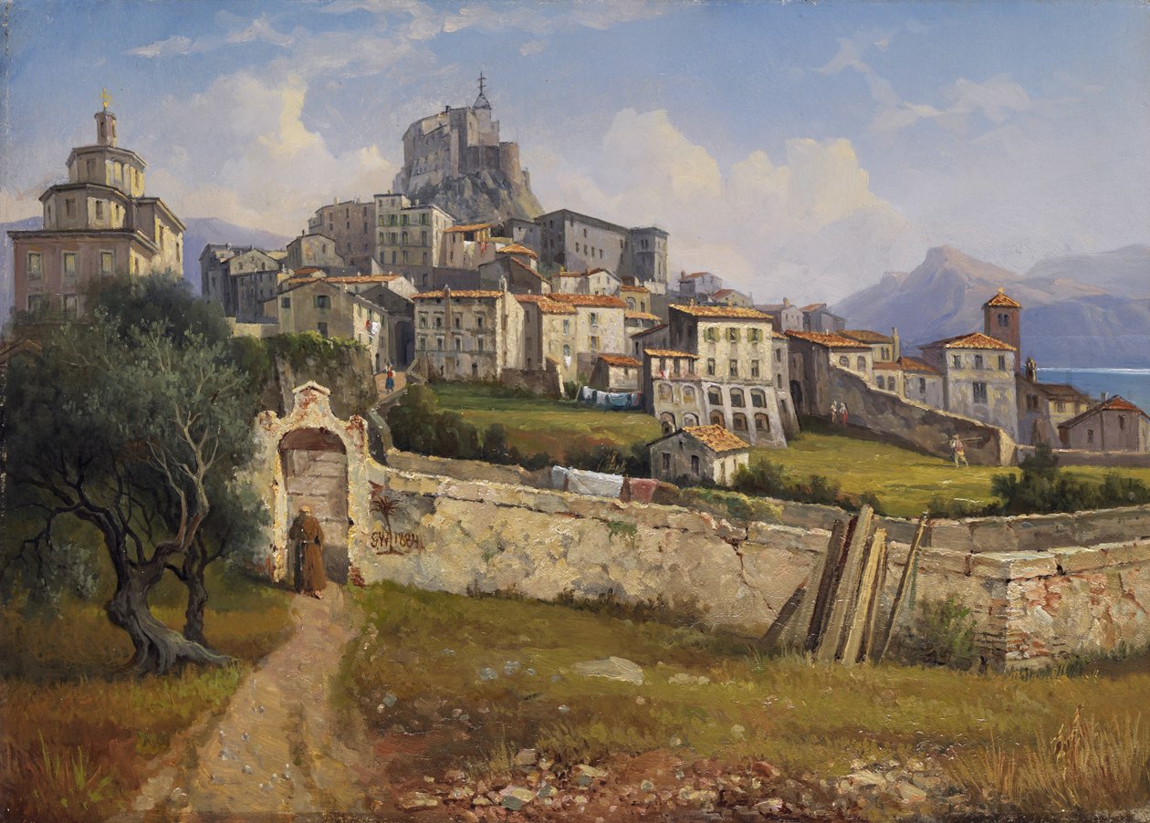 Vue sur Subiaco - Gustaf Wilhelm Palm