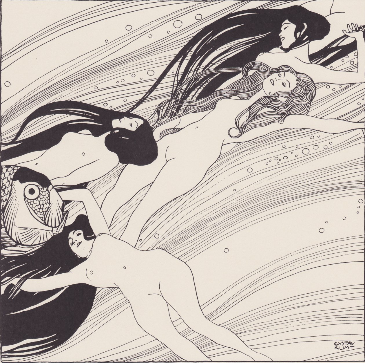 Sang de poisson - Gustav Klimt