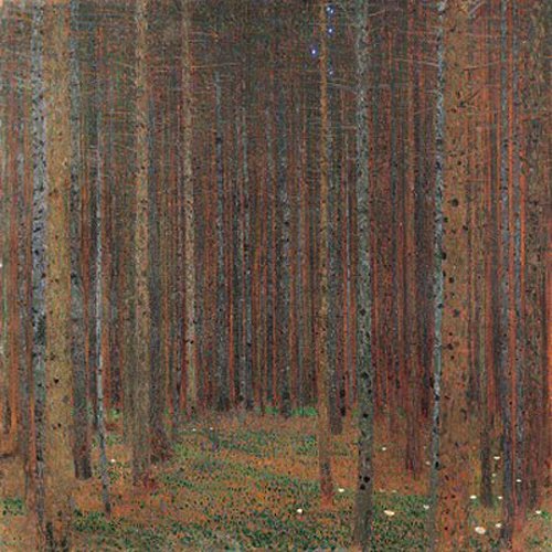 Forêt de sapins - Gustav Klimt