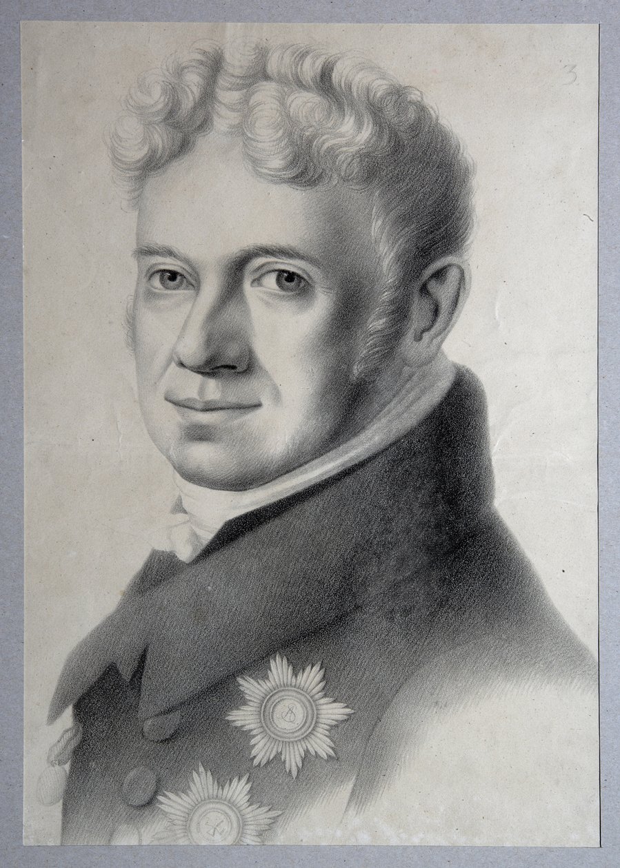 Portrait du prince Grigory Alexandrovich Stroganov - Gustav Adolf Hippius