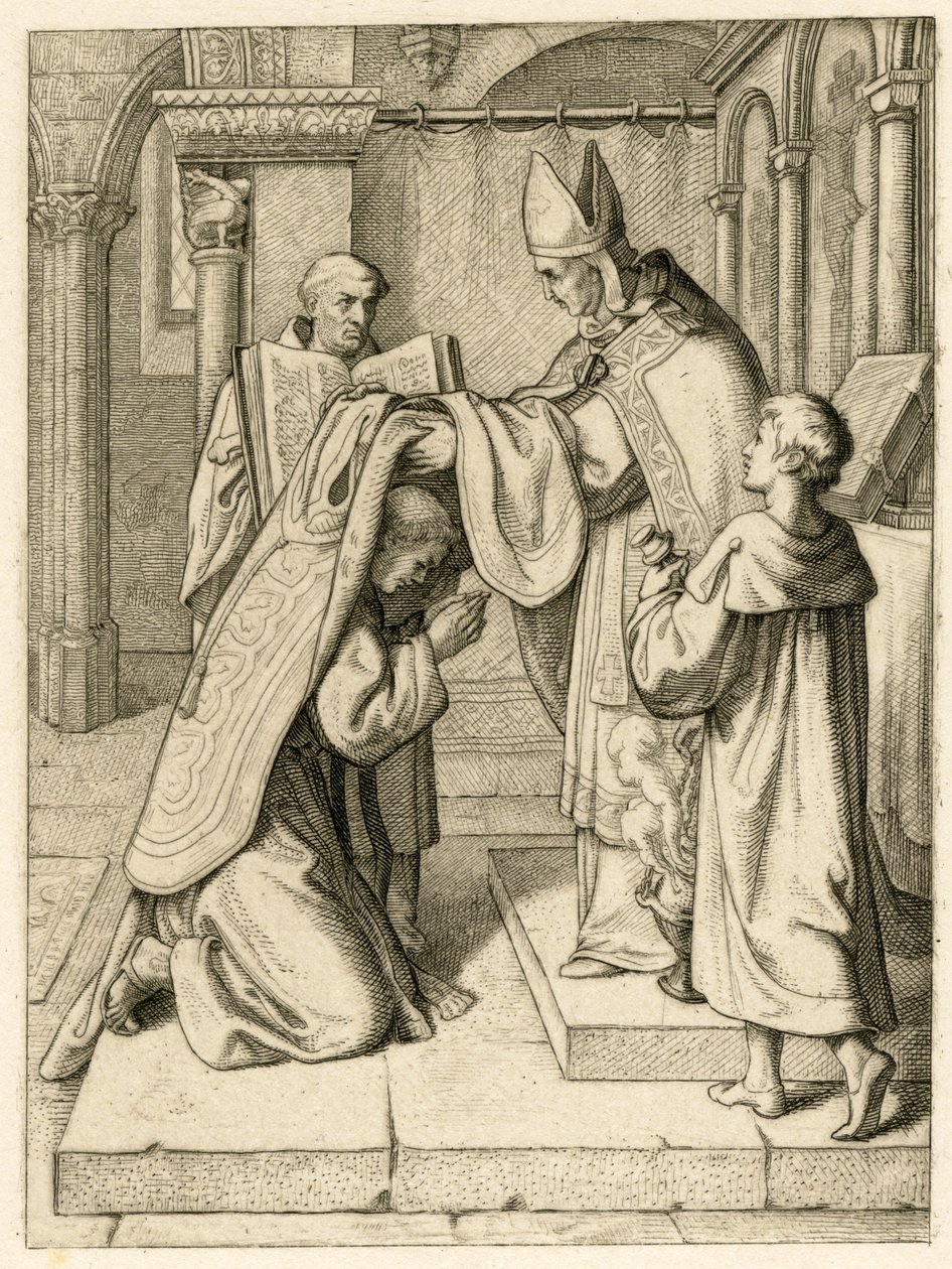 Martin Luther est ordonné prêtre - Gustav Ferdinand Leopold Konig