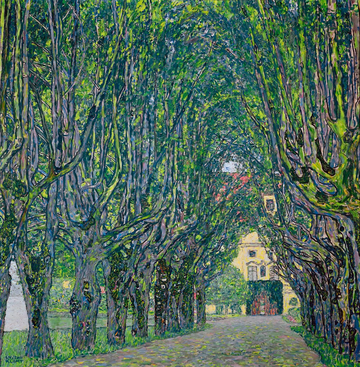 Avenue dans le parc du château de Kammer, 1912 - Gustav Klimt