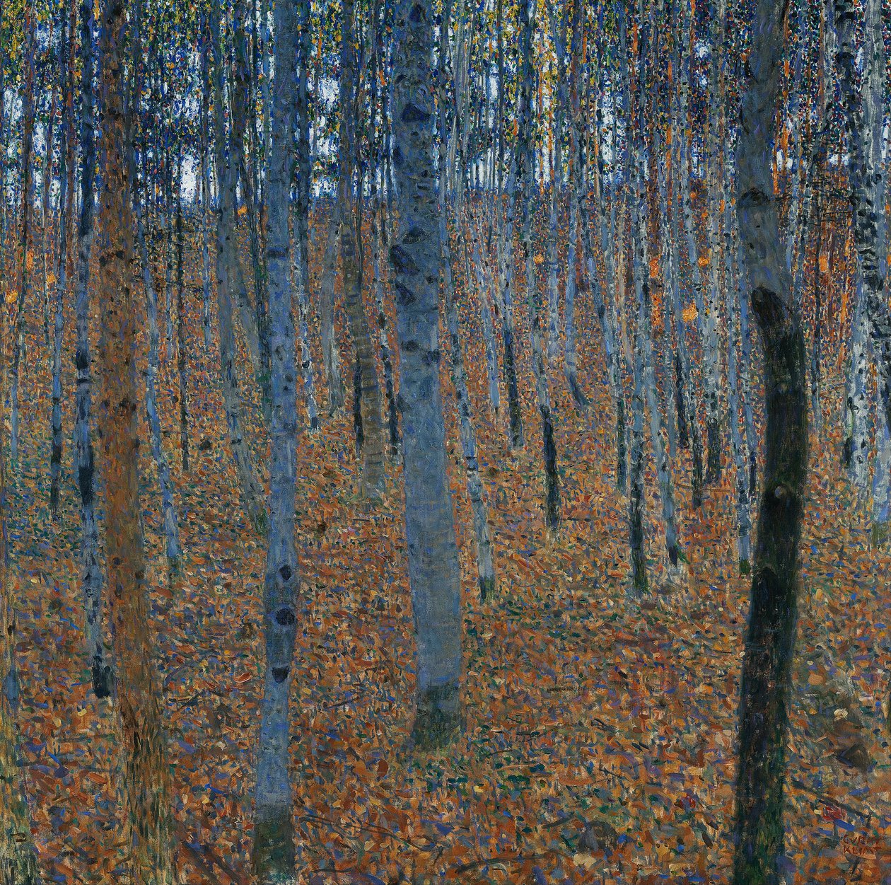 Bosquet de hêtres I - Gustav Klimt