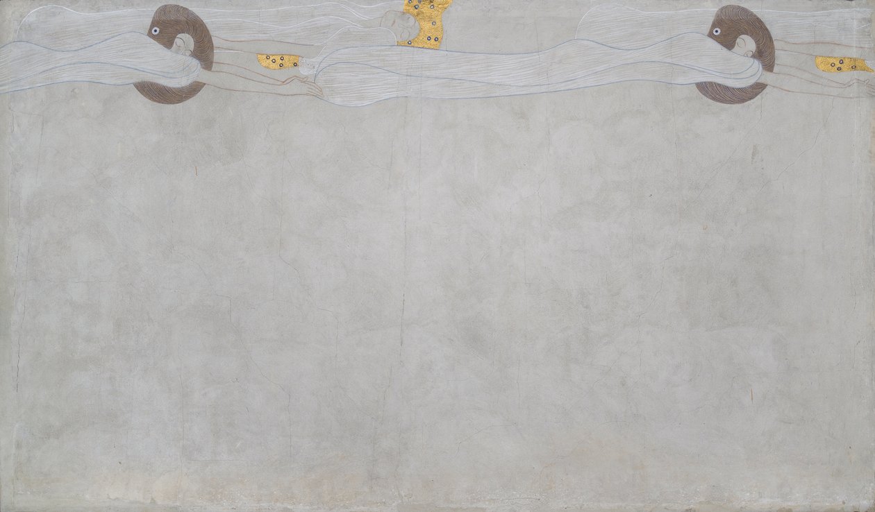 Frise de Beethoven : Le désir de bonheur - Panneau 4, mur long gauche - Gustav Klimt