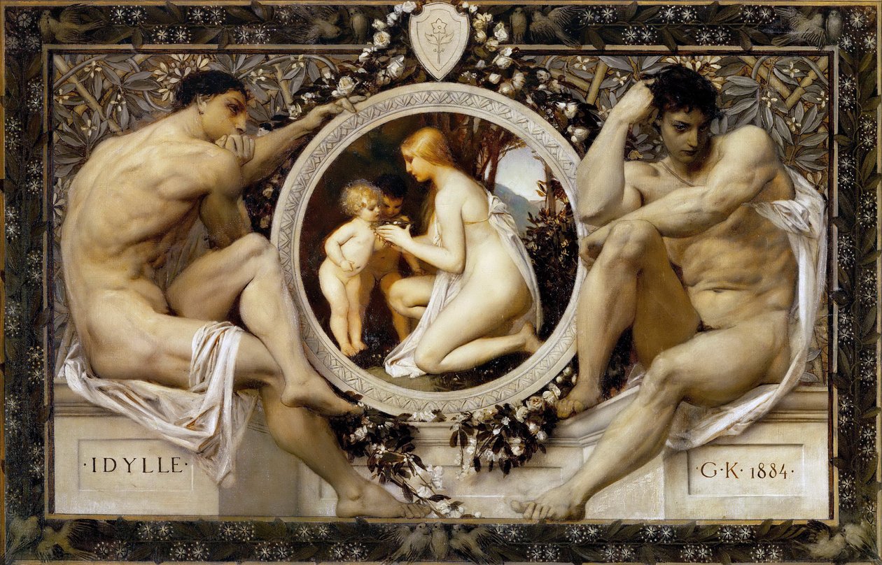 Idylle - Gustav Klimt