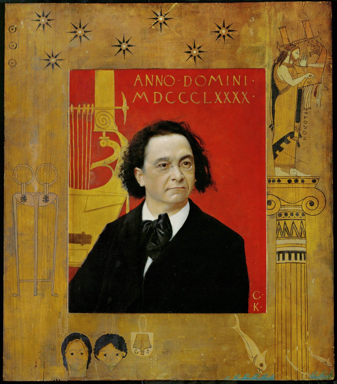 Joseph Pembauer, pianiste et professeur de piano - Gustav Klimt