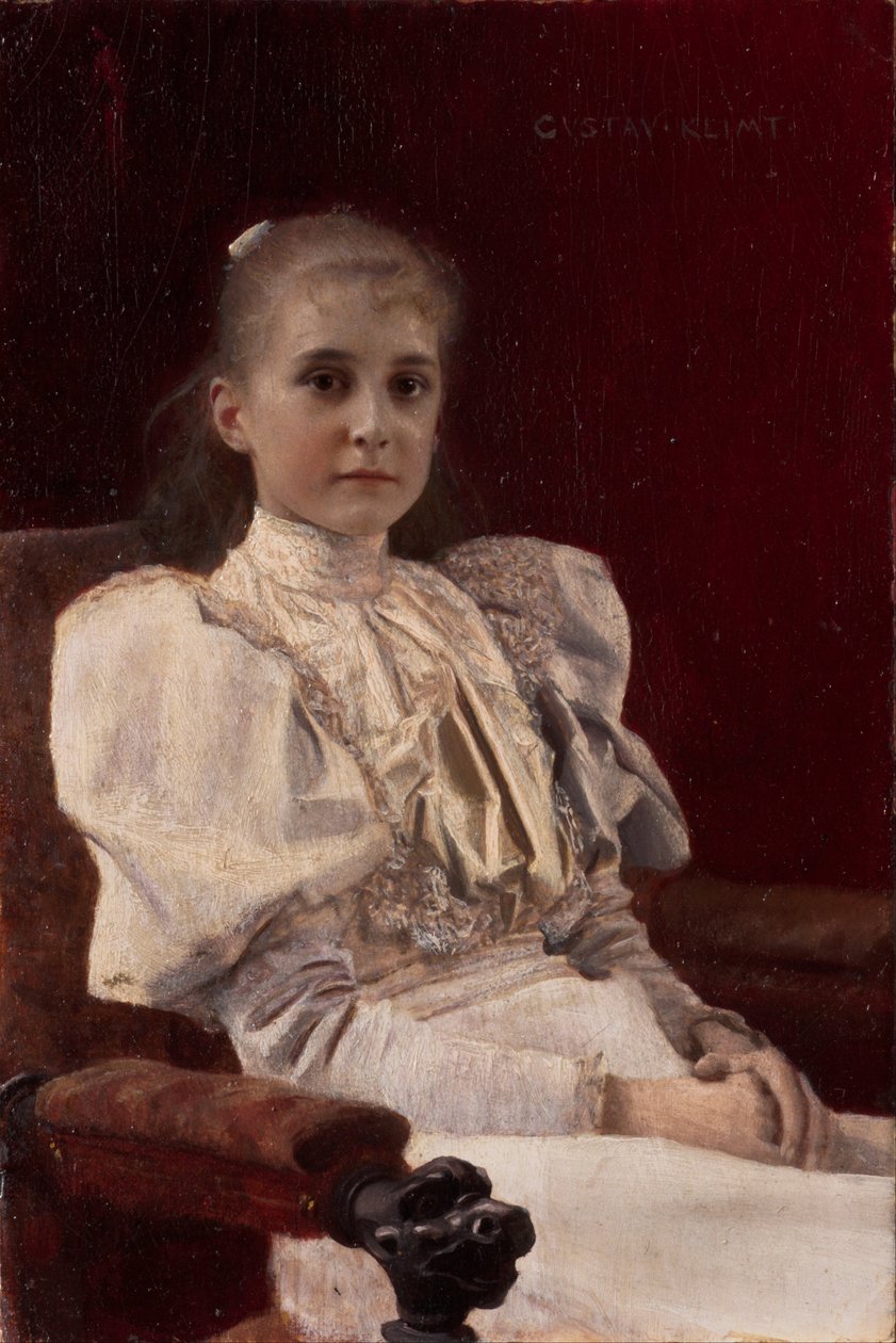 Jeune fille assise, 1894 - Gustav Klimt