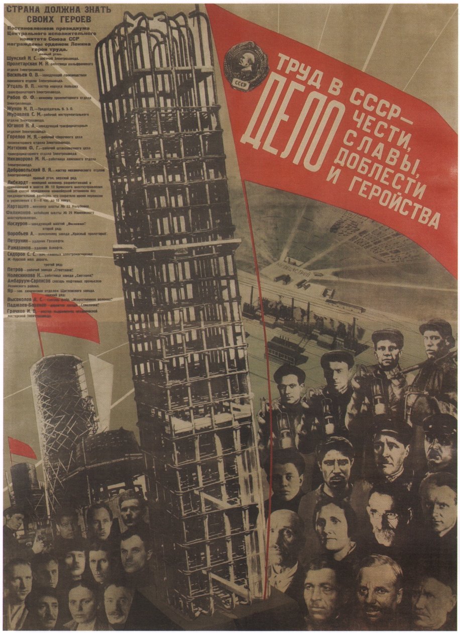 Le travail en URSS est une question d