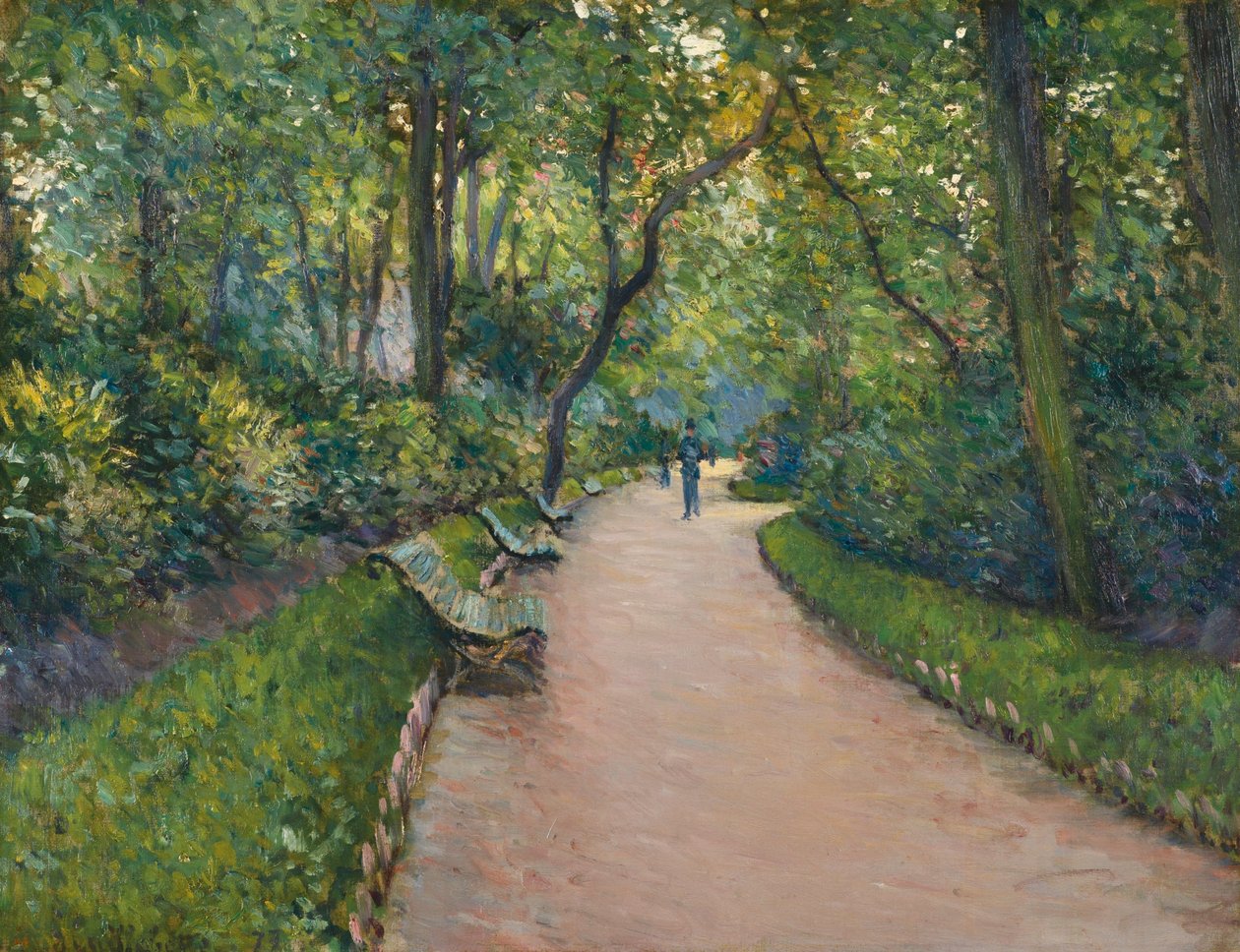 Le Parc Monceau - Gustave Caillebotte
