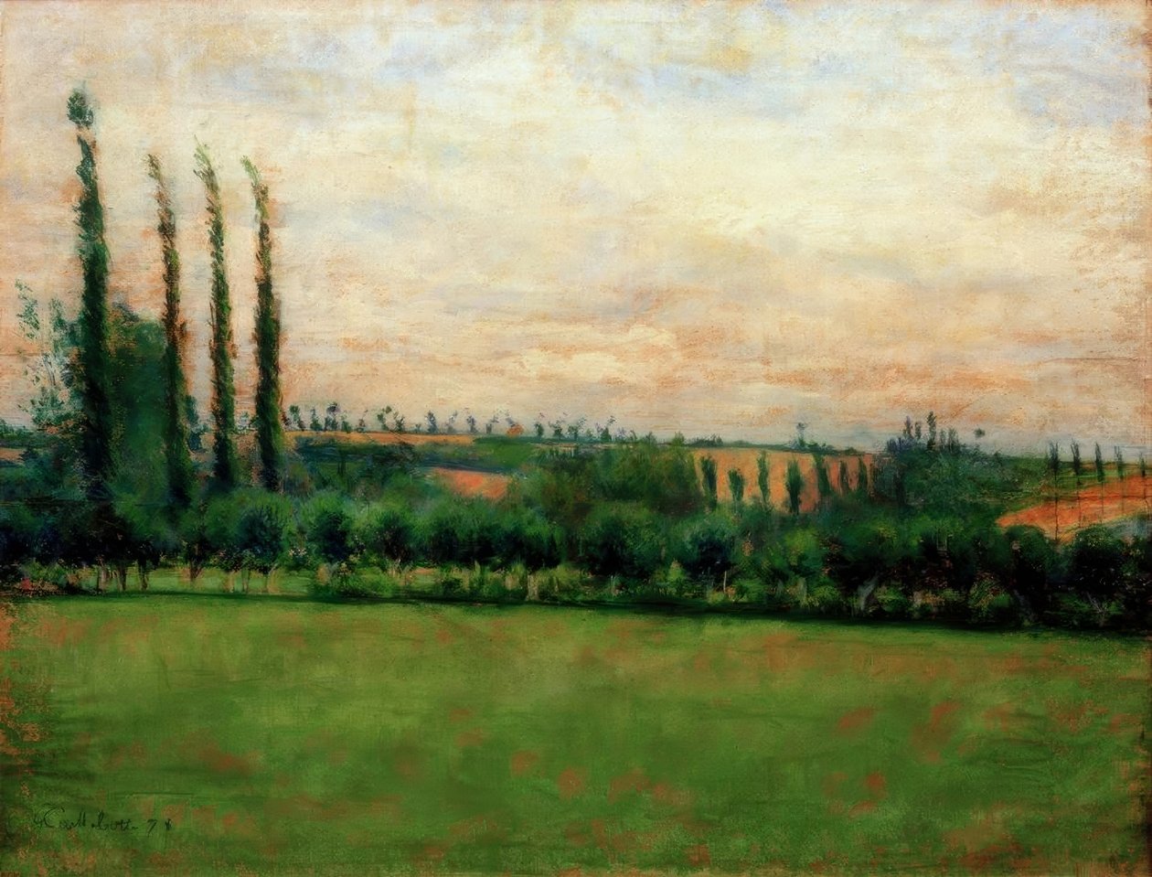 Prairie - Gustave Caillebotte