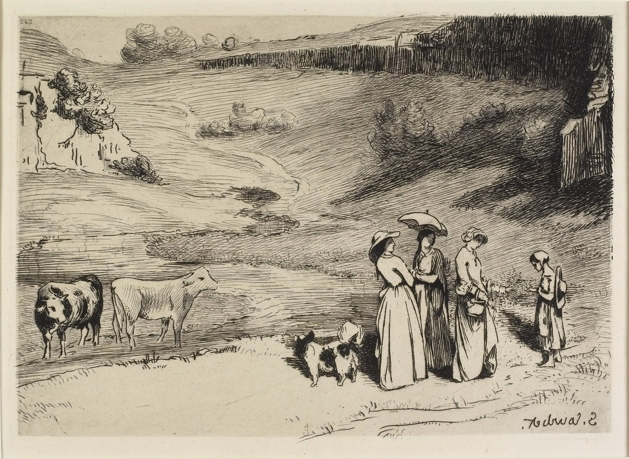 Les demoiselles du village, 1867 - Gustave Courbet