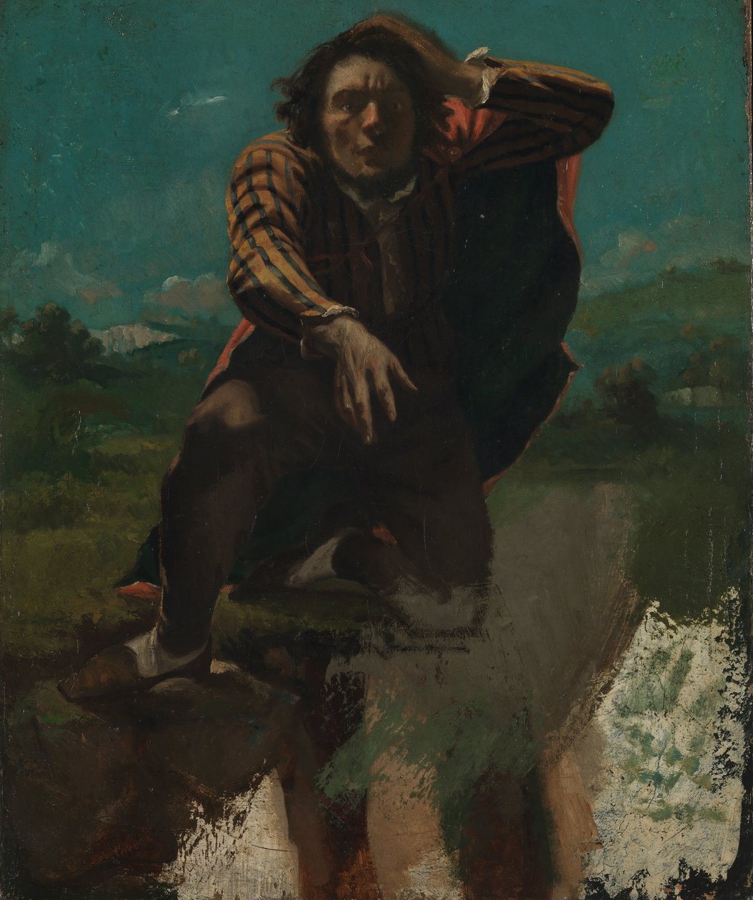 Au bord du précipice - Gustave Courbet