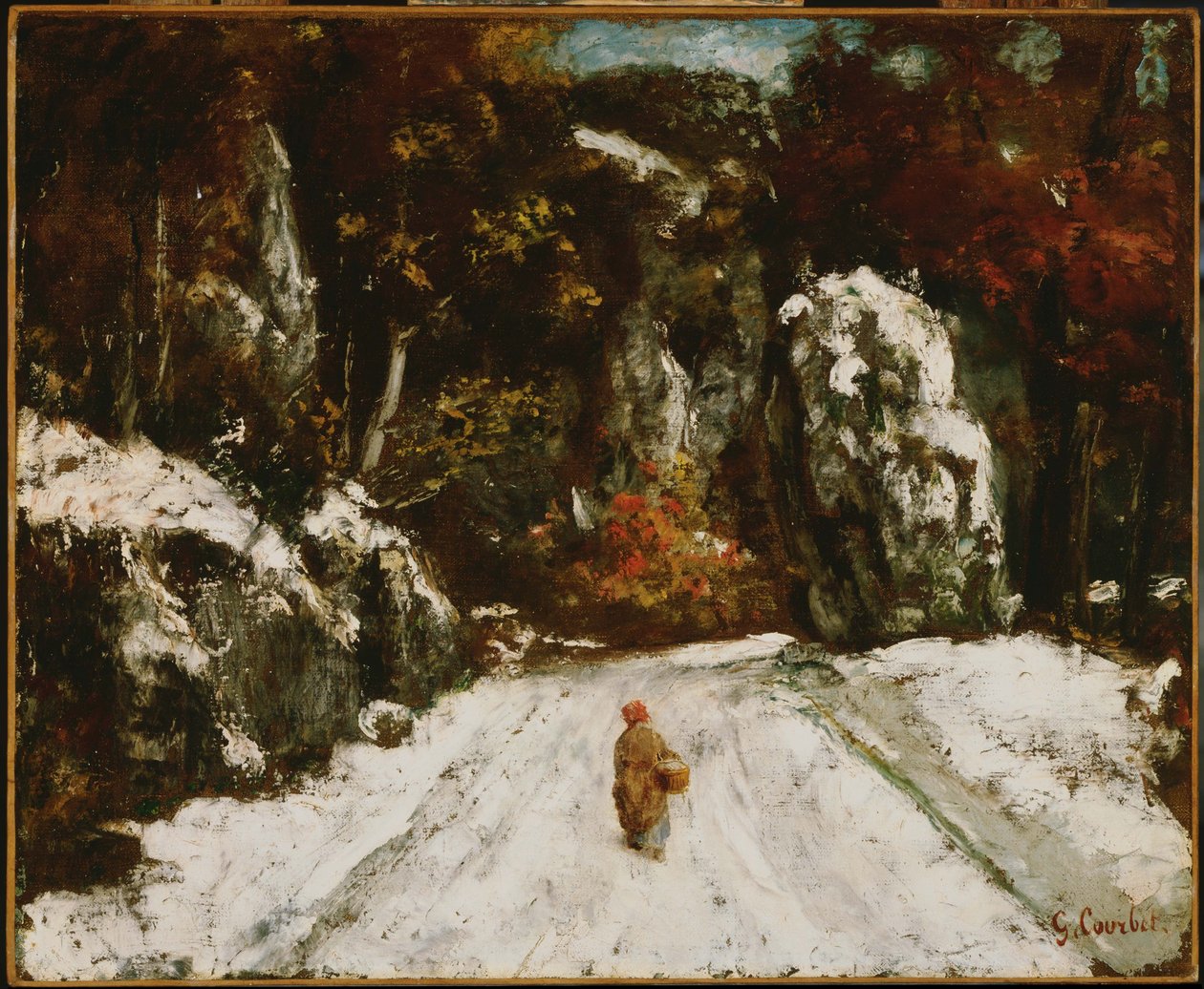 Hiver dans le Jura - Gustave Courbet