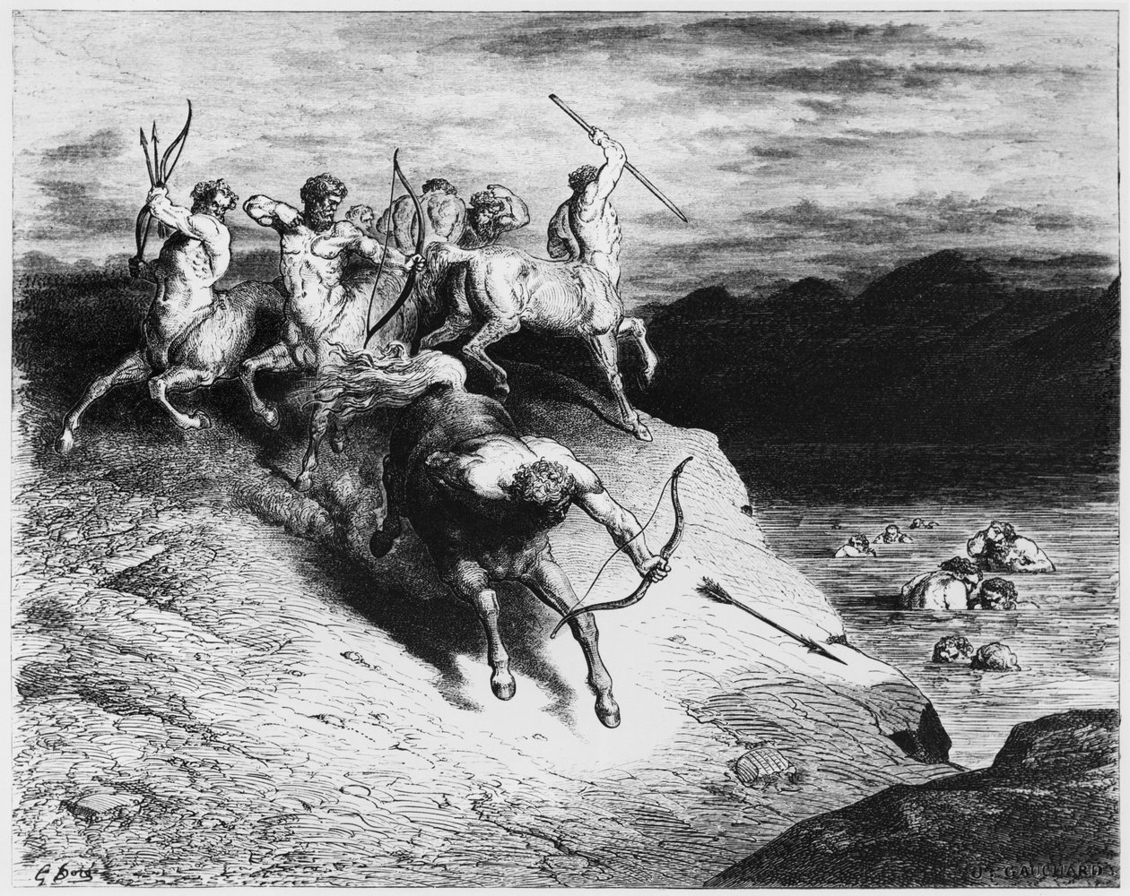 Centaurs, illustration de 