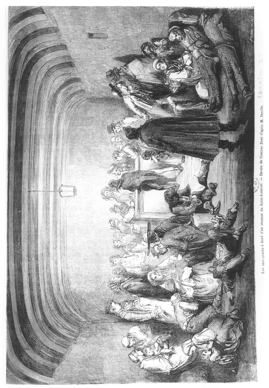 Immigrants à bord d